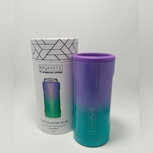 New in Box Brumate Hopsulator Slim in Glitter Mermaid 12 oz